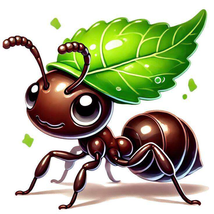 蚂蚁贴纸贴画家用餐厅厨房冰箱贴橱柜装饰自粘贴