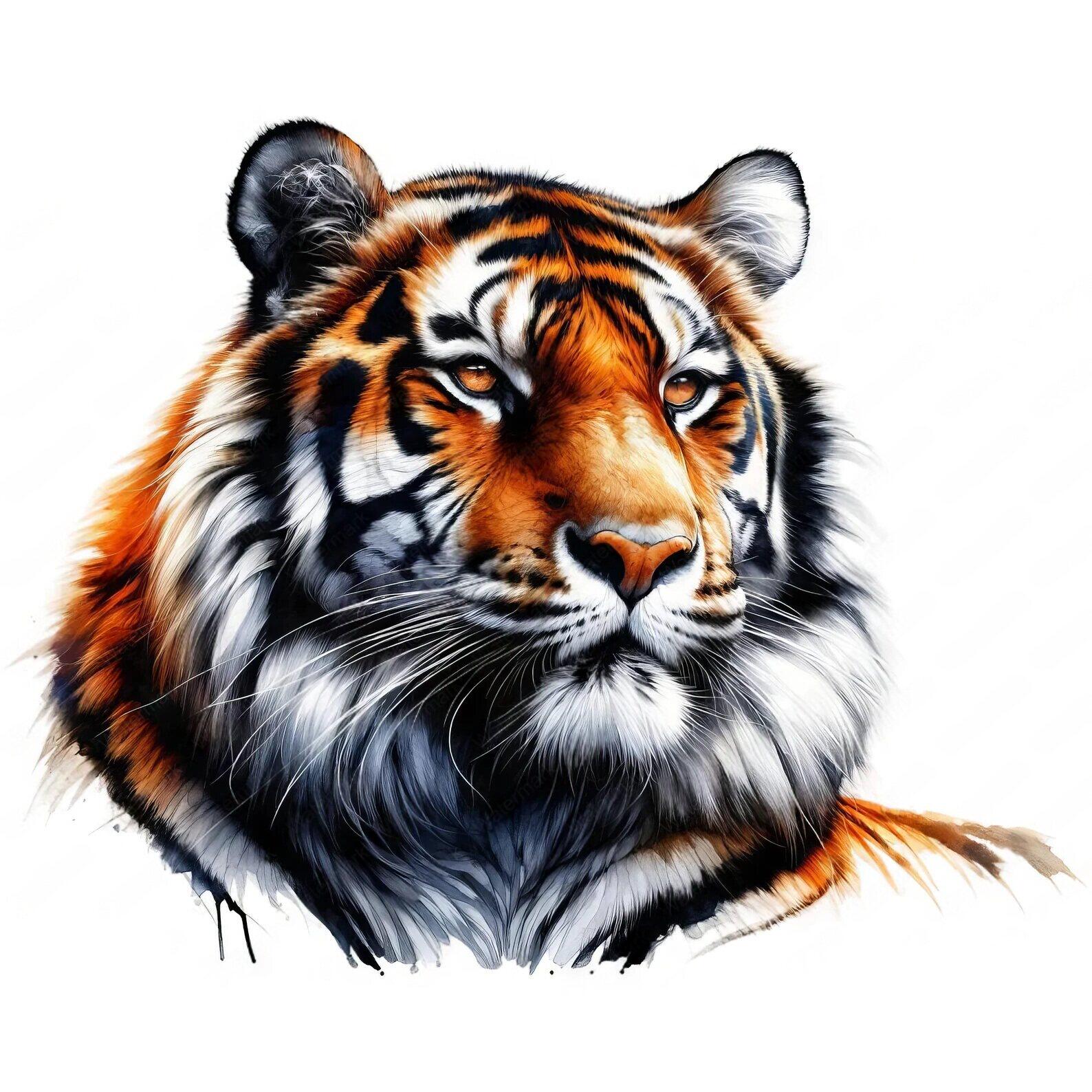 老虎创意贴纸贴画家用餐厅厨房冰箱贴橱柜装饰自粘贴