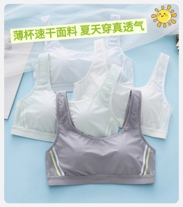 怡兰芬女高中学生运动体育网眼透气内衣防震跑步纯棉背心文胸正品