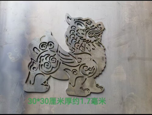 铁艺配件大门装饰冲压焊接麒麟护栏激光大全庭院楼梯切割花样