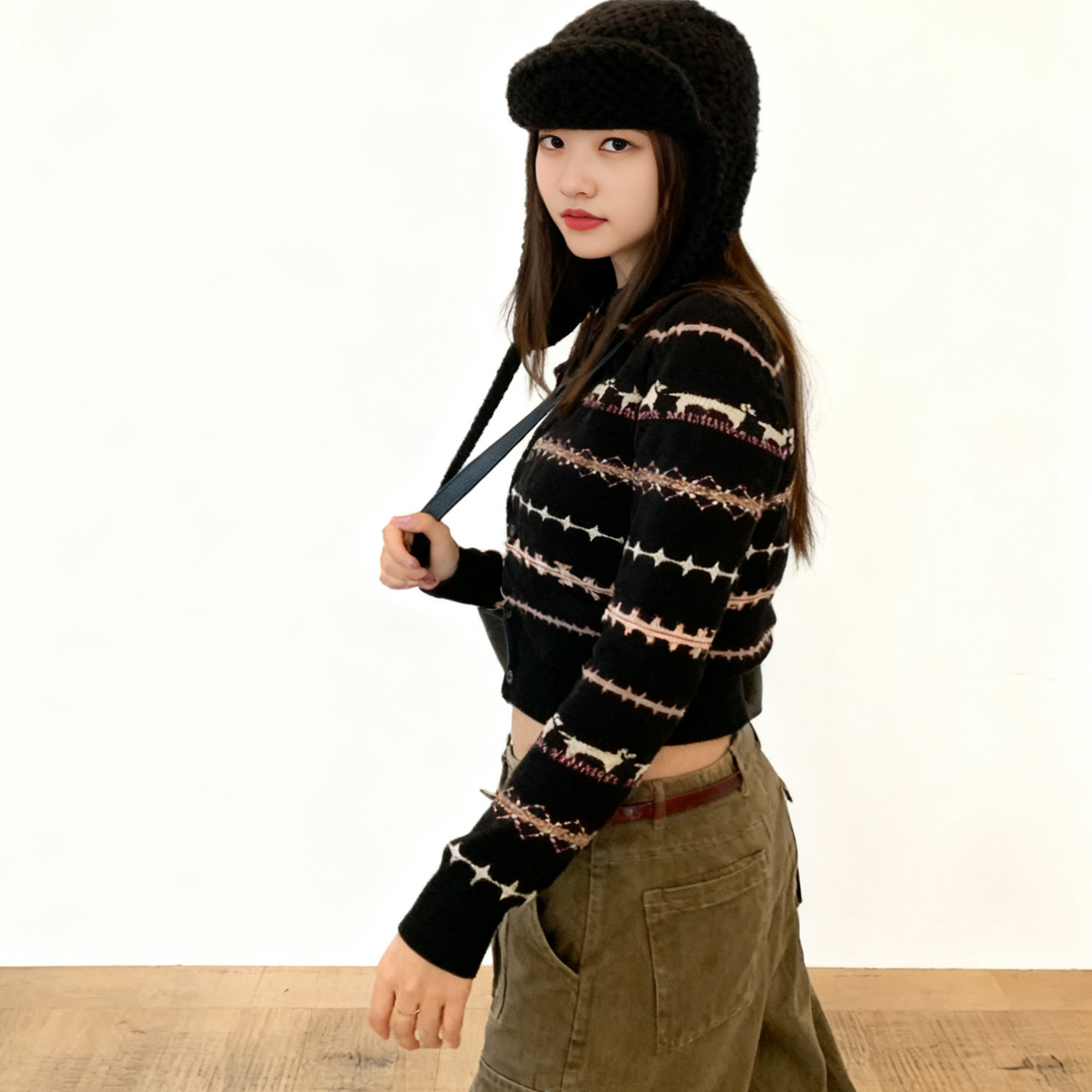 Ranwear落叶像雪的季节毛衣