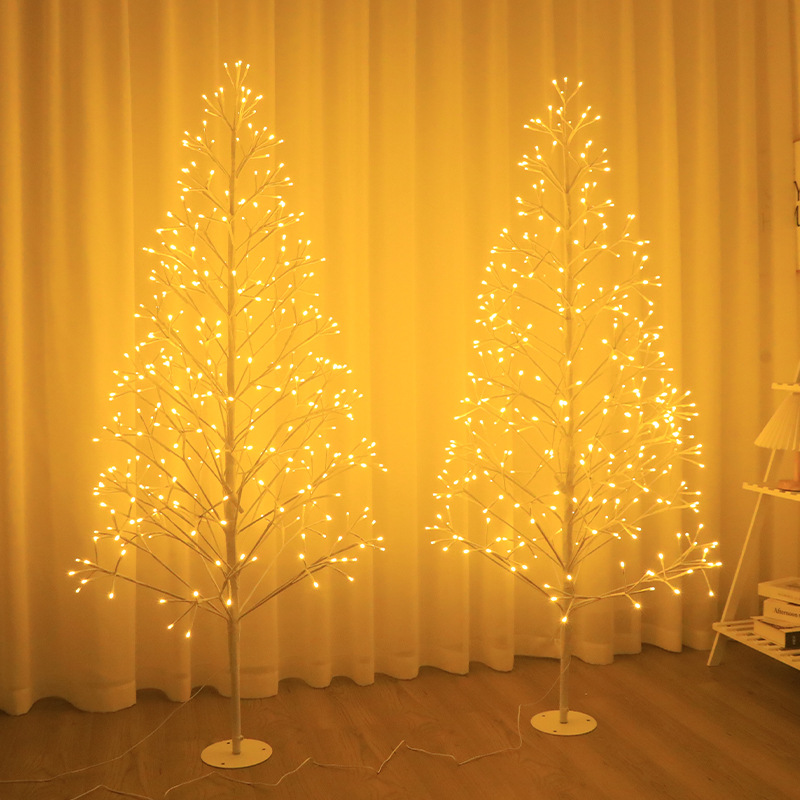 LED仿真新年树灯房间简约氛围灯