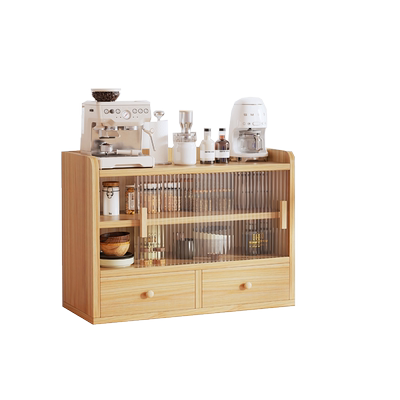 家用实木厨房茶水柜桌面小餐边柜