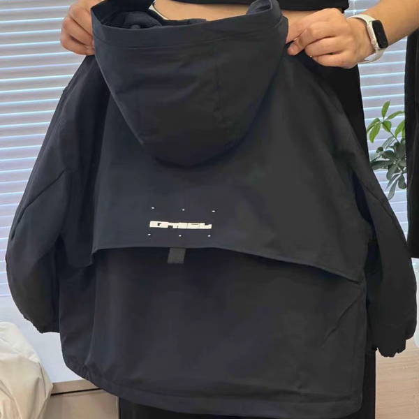 现货男童连帽加厚冲锋衣春秋外套