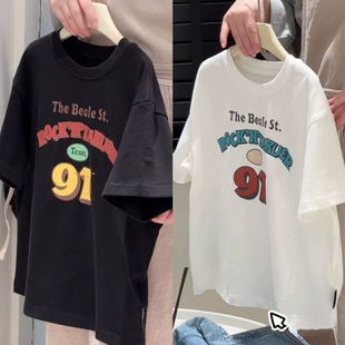 2026夏季 T恤衫 男女童短袖 儿童半袖 上衣潮T打底衫 新款 波拉韩国童装