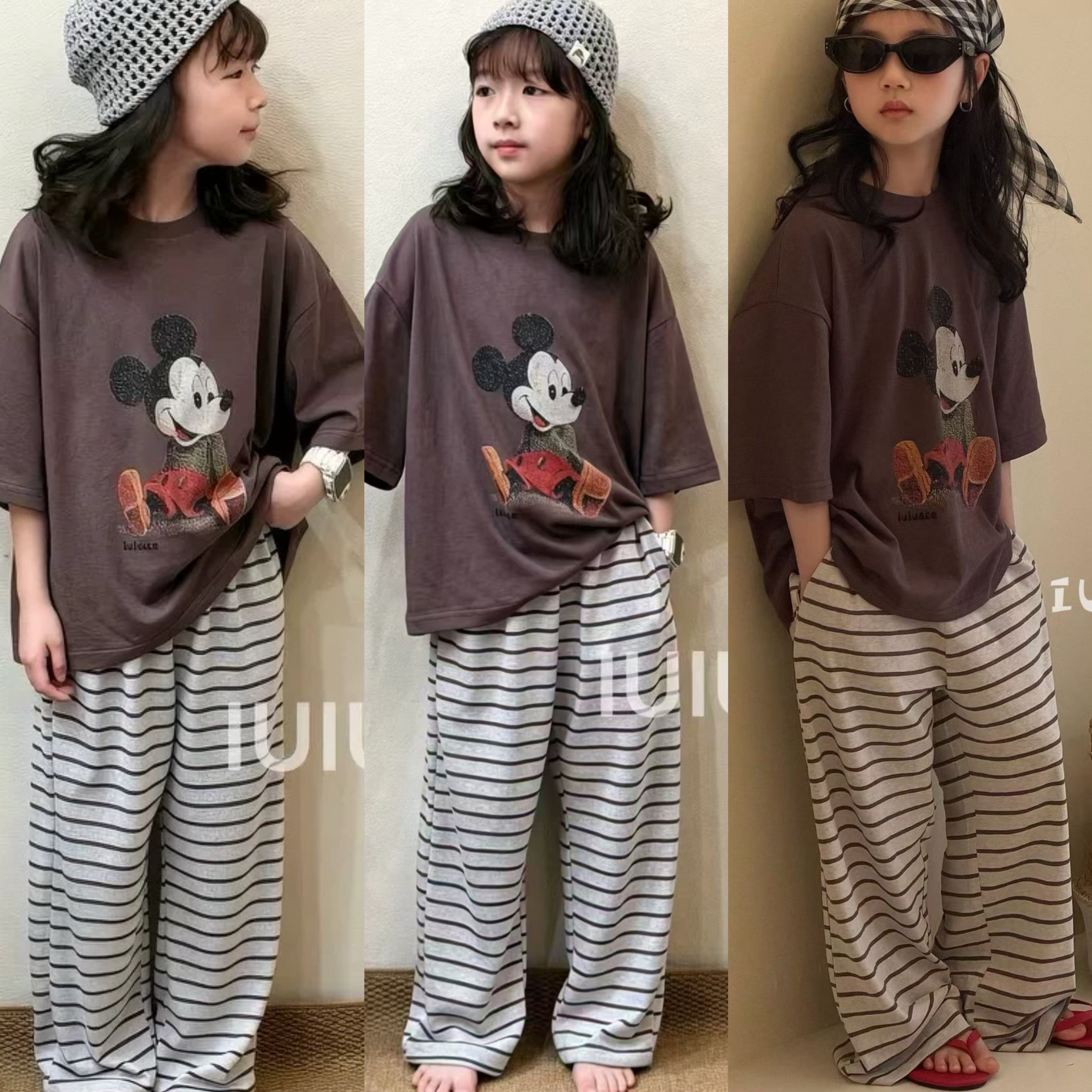 男女童夏季家居服套装2026新款儿童睡衣男女孩夏天空调衫衣服