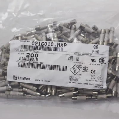 0216010.MXP快熔断陶瓷保险丝管