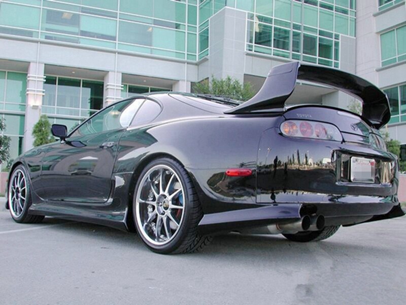 适用于丰田碳纤维1993-2002年supra jza80速跑t款改装尾翼