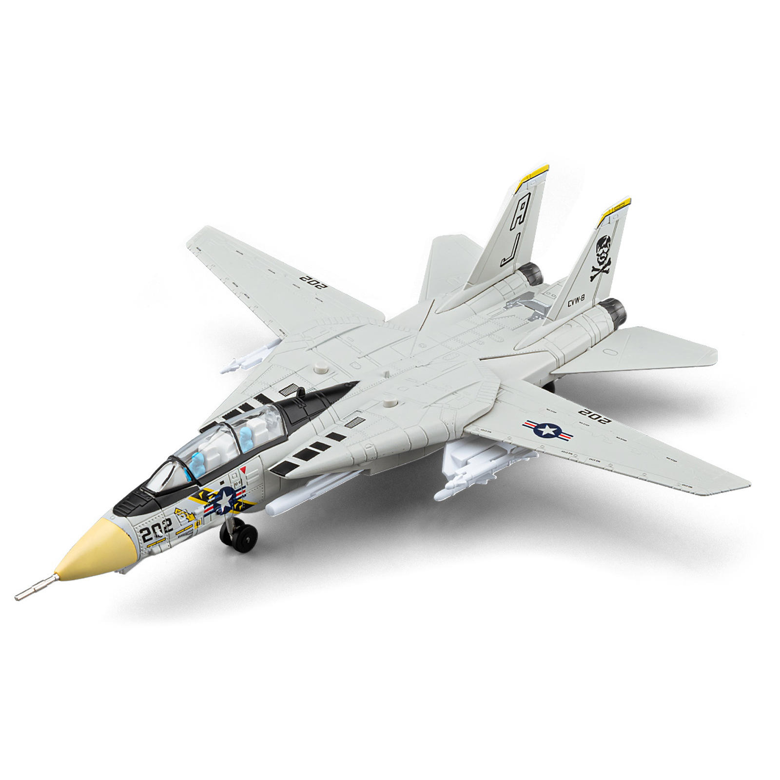 新款 1:72F-14雄猫战斗机合金航空声光音效军事模型宝宝早教玩具