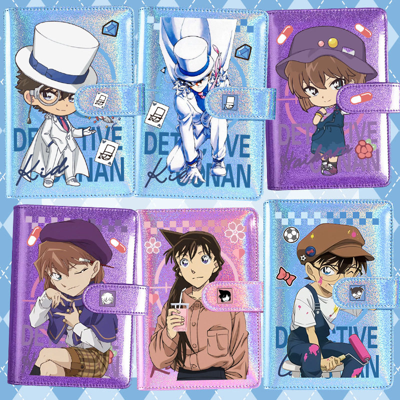 名侦探柯南周边镭射笔记本学生手账本记事本硬壳活页本卡通动漫,文具电教/文化用品/商务用品,手帐/日程本/计划本,淘宝优惠券,粉丝福利购,淘宝优惠卷