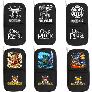 航海王草帽海贼团路飞三兄弟索隆乔巴萨博艾斯罗白胡子笔袋文具盒