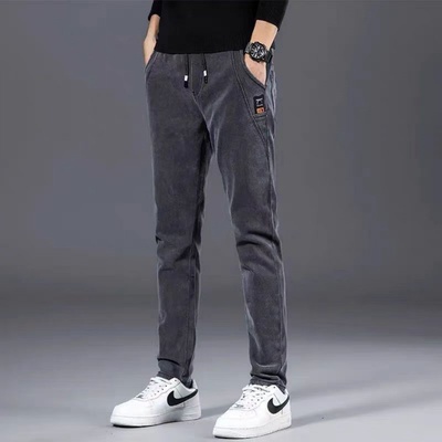 牛仔裤男士秋冬季保暖加绒加厚款