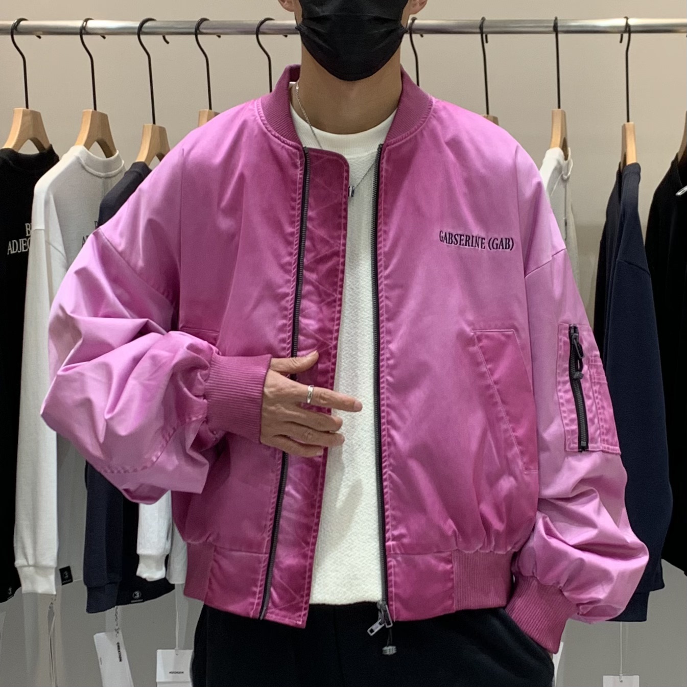 几凡秋季韩版男士棒球领夹克百搭潮流日系时尚休闲痞帅宽松外套