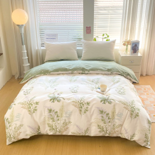 210学生宿舍纯棉单人被罩 230全棉印花双人被套160 单件被套 200