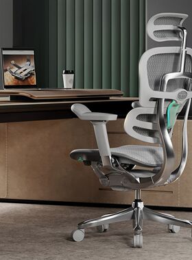 保友金豪SE人体工学椅护腰电脑椅无线触控坐垫弹力可调久坐老板椅