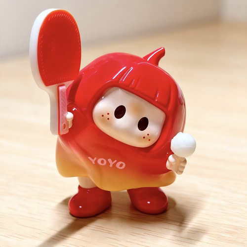 运动YOYO酱乒乓球羽毛球拍迷你配件3D打印手办摆件装饰拍摄道具