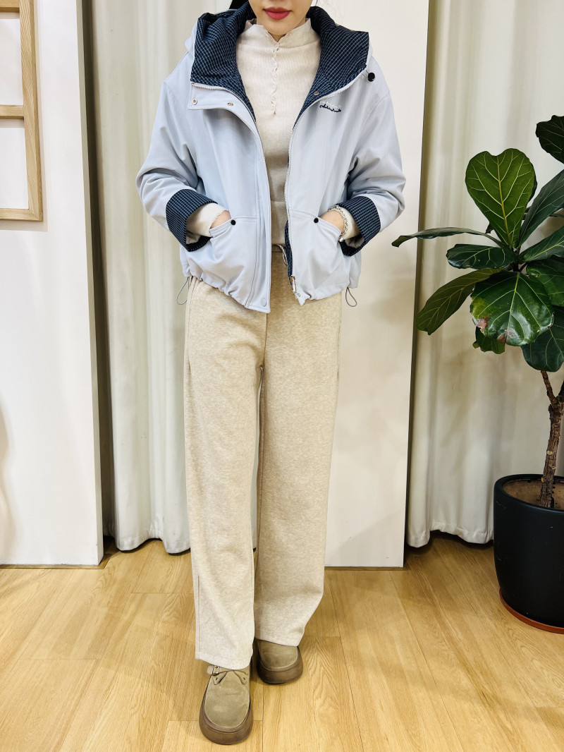 i+now专柜同款2025冬新款女装时尚百搭连帽短款棉服外套派克服
