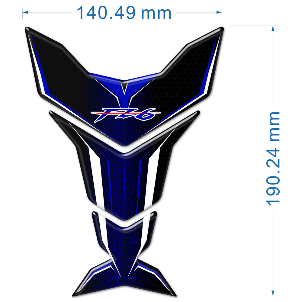 适用于雅马哈 fz6 fz6s fz6n fz6 fazer 3d油箱贴纸 装饰保护垫
