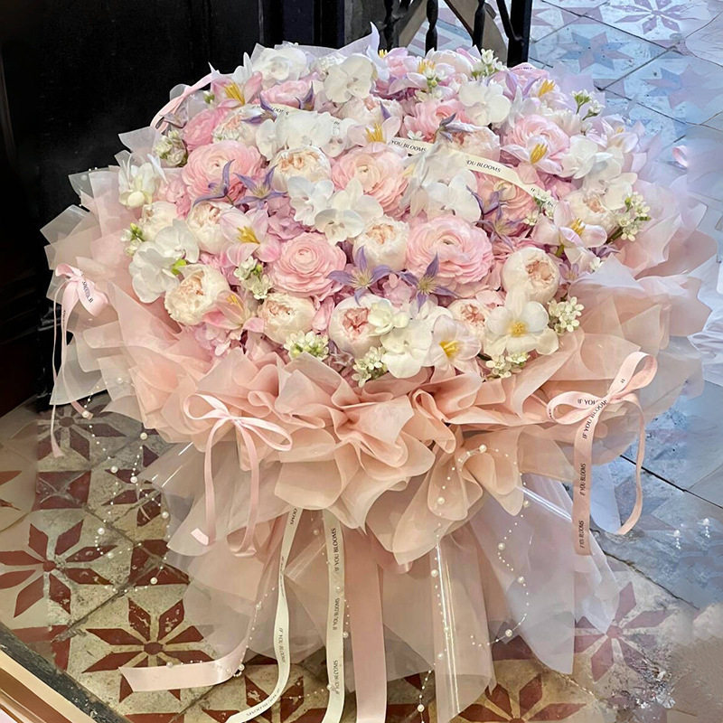永生花多巴胺仿真香皂玫瑰花束送