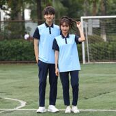 运动会学院风班同款 运动套装 休闲男女初中生短袖 学生校服校服夏季