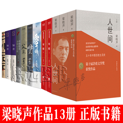 梁晓声作品集人世间全套全13册