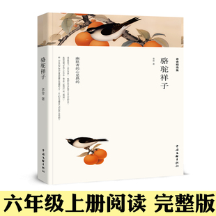 【赠考点手册】六年级上册 骆驼祥子原著正版老舍著 小学生初中生课外阅读书籍课外书世界名著包含茶馆龙须沟