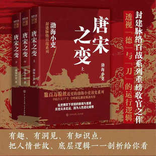 渤海小吏作品集 大唐气象 两晋悲歌 唐宋之变 南北归一 全三册 三国争霸 跟着渤海小吏读历史 套装