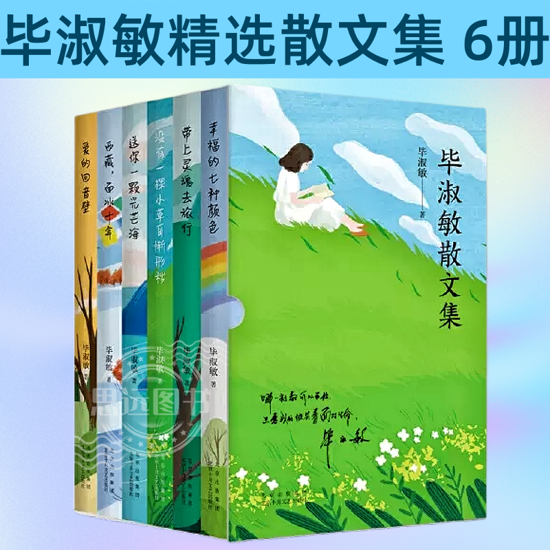 毕淑敏散文集 【套装6册】幸福的七种颜色+带上灵魂去旅行+爱的回音壁 现当代散文随笔小说作品集 现当代文学毕淑敏的书正版书籍