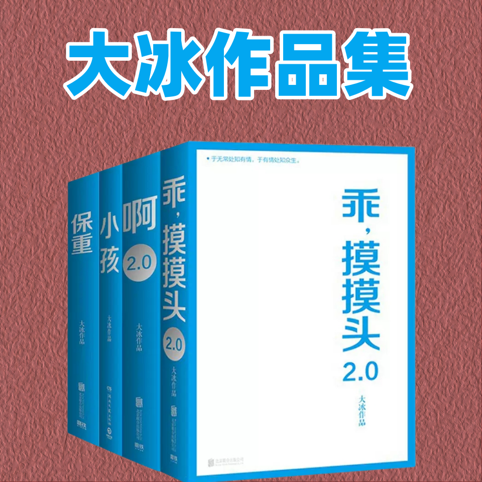 0 乖摸摸头2.0大冰的书籍大冰的书全套小蓝书系列