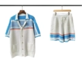 696 White-Blue Set [Loose Version, Size Is Too Large]