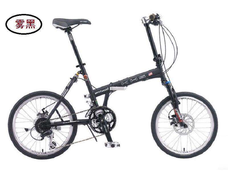 KHS功学社铬钼钢车架24速20寸碟刹折叠车 F20-D 成人学生男女长途