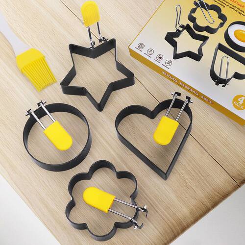 Fried Egg mold heart爱心星圆形易脱模煎蛋圈煎蛋器模具