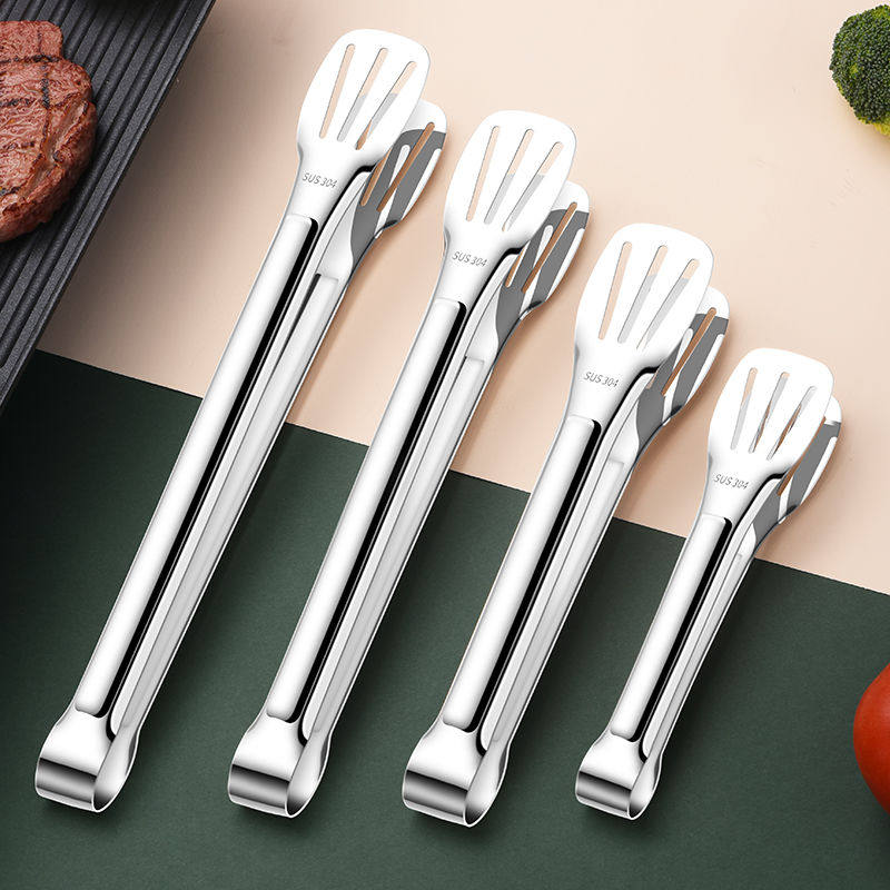 【送粘钩】304不锈钢食品夹家用烧烤夹厨房油炸夹加厚煎牛排夹子,厨房/烹饪用具,烧烤夹/叉/铲/针,淘宝优惠券,粉丝福利购,淘宝优惠卷