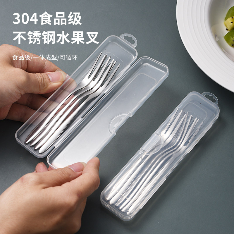 304不锈钢水果叉水果签图片