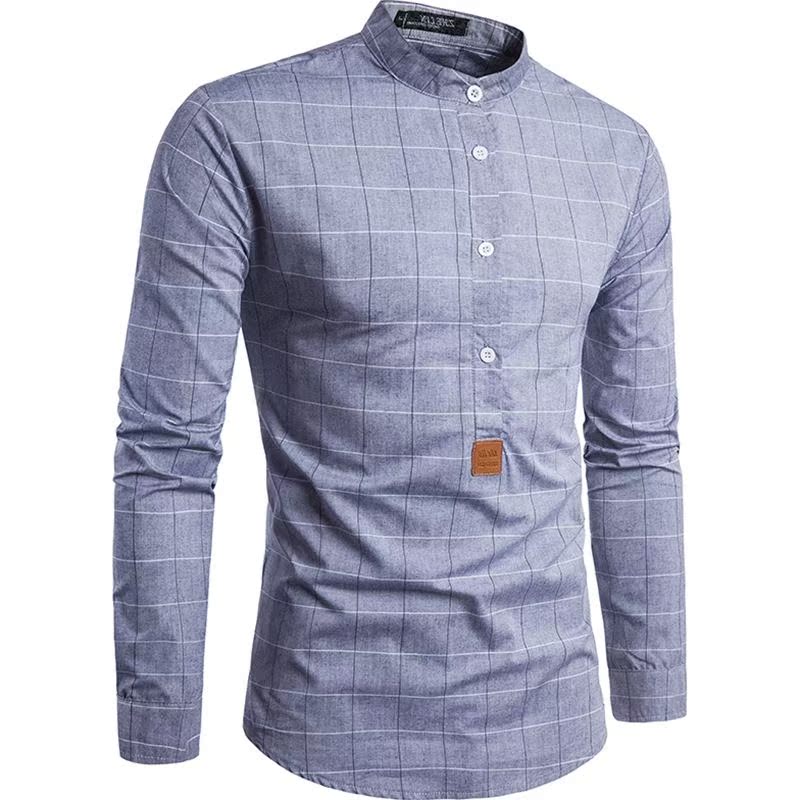 Çï×°´ó¸ñ×ÓСƤ±êÉè¼Æ³ÄÒ ÄÐÊ¿³¤Ðä³ÄÉÀman men's casual shirts