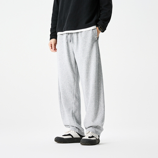 宽松休闲针织长裤 款 五色极简风香蕉裤 P80 号F8059