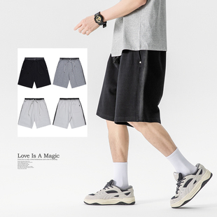 三色针织工艺做旧做脏效果五分运动裤 P80 潮流穿搭 号F9011 款