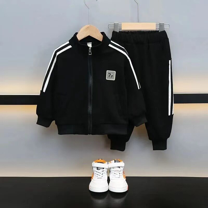 男童春装运动套装2025新款中小童