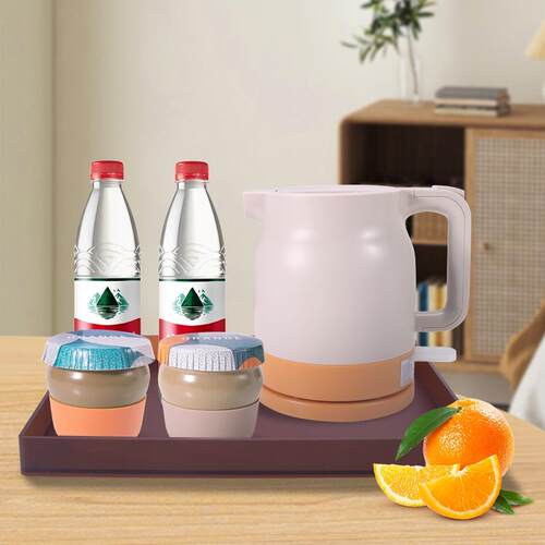 桔子酒店同款cetis电热水壶家用宾馆马克杯水杯托盘烧水壶套装