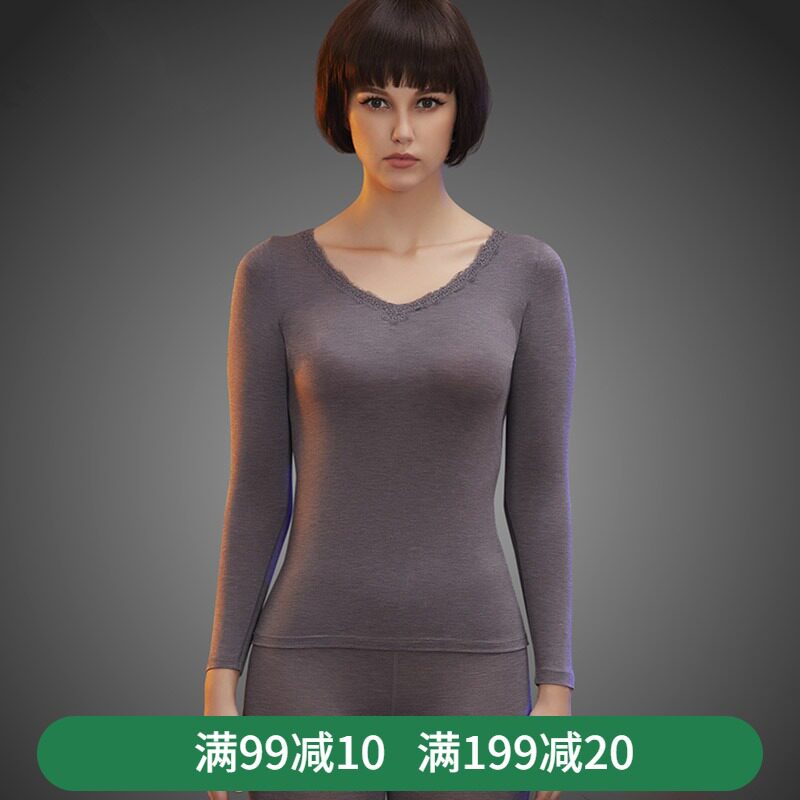 SHUKAS H 8021 BLACK CHARCOAL GRAY WOMENS THIN UNDERSHIRT SINGLE PIECE THERMAL UNDERWEAR THERMAL SLIM INVISIBLE WARM CLOTHING