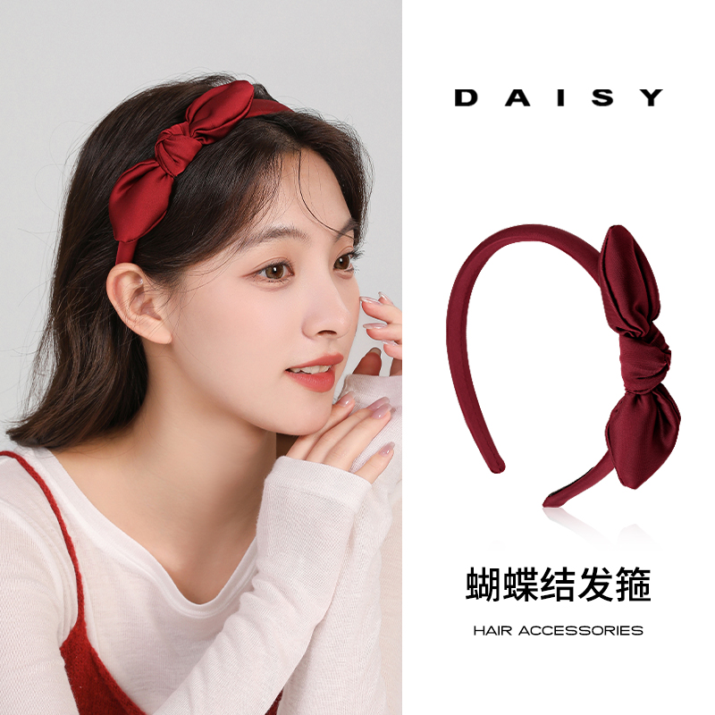 玫瑰的故事刘亦菲同款蝴蝶结发箍