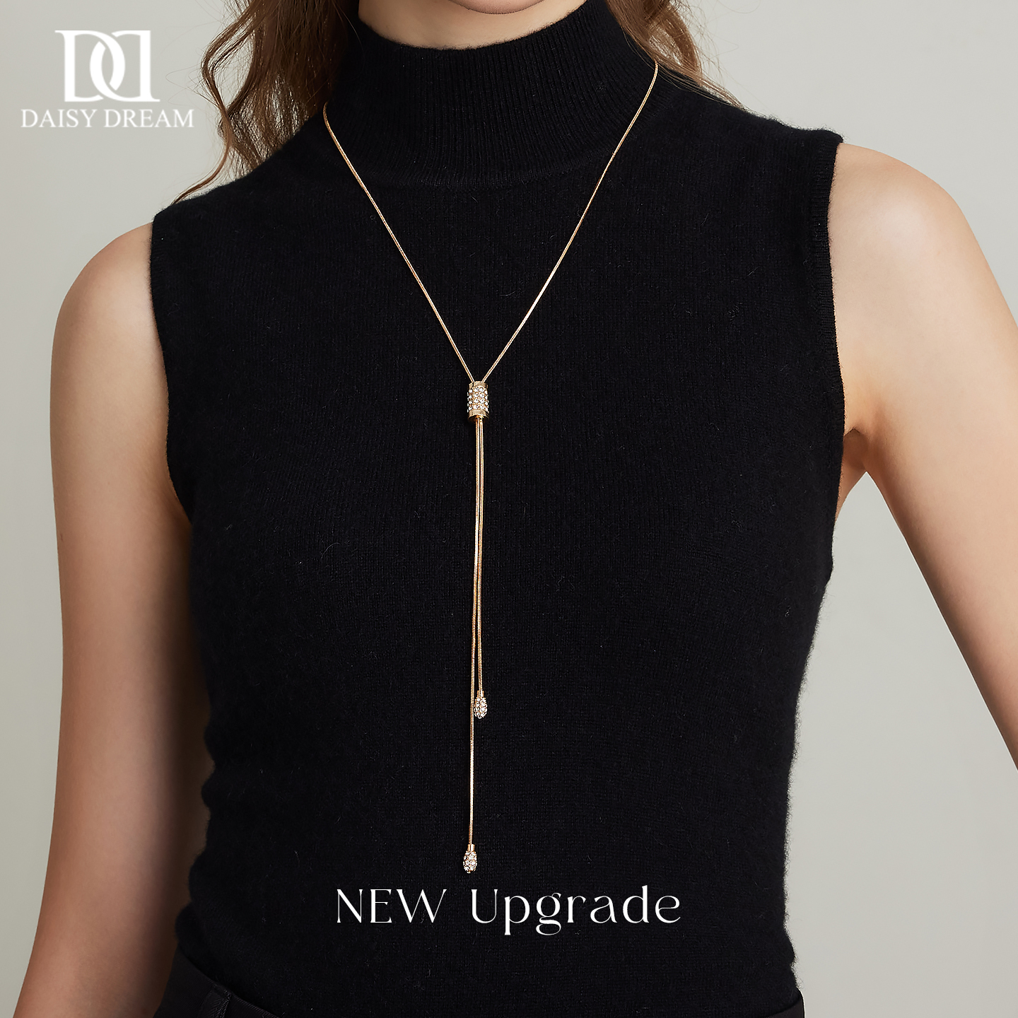 小蛮腰项链长款精致秋冬毛衣链