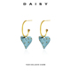 耳坠耳饰 潮个性 爱心耳环女气质法式 小众设计感高级耳钉2026年新款