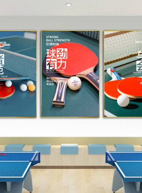 乒乓球装饰画中国国球体育馆