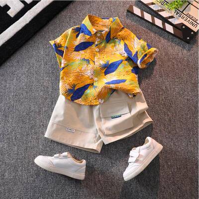 男童上衣童装南非表演服非洲风情衬衫+裤子套装African clothes