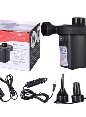 DC 12V Electric Air Mattress Inflatable Pump For Car Camping