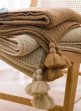 Blankets for Bed Sofa Couch Chunky Knit Bedspread Knitted