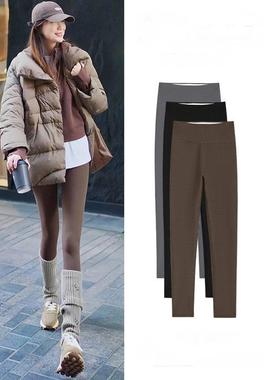 Women Winter Pants Lift Hip Warm Shark Pant Yoga Leggings 裤