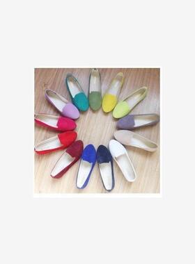 19 colors pu leather point toe  casual flat  35-43