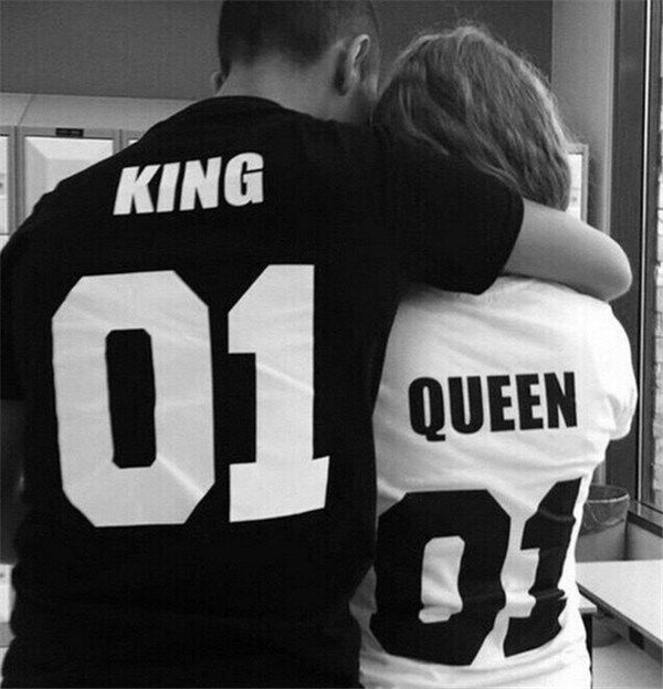Couple T-Shirt 情侣的T恤 футболки любители